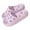 Purple, variant on Slides for Women and Men - Bathroom Shower Shoes - Non Slip House Slippers - Lightweight Beach Sandals