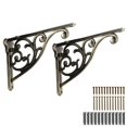 thumbnail image 1 of Soportes de estante khtumeware Bronce, 20 x 142 x 4,3 cm, paquete de 2 unidades, barrocos, 1 of 1