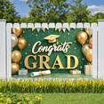 thumbnail image 4 of Graduation Congrats Banner Gold Balloons Decorative Design for Graduation Party School Event Indoor Decoration, 4 of 9