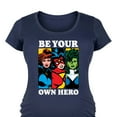 thumbnail image 3 of Marvel - Be Your Own Hero - Maternity Scoop Neck Graphic T-Shirt, 3 of 5