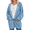 Light Blue, variant on UVN Sweaters for Women Fall Winter Open Front Cardigans Long Sleeve Oversized Casual Soft Knit Outerwear Coats with Pockets
