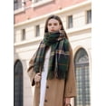 thumbnail image 4 of Tartan Plaid Scarves for Women Winter,Long Scarves for Women with Fringe,Super Soft Scarf for Women Winter, 4 of 4