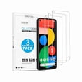 thumbnail image 1 of xixishop [3 Pack] Screen Protector Compatible for Google Pixel 5 Tempered Glass with [9H Hardness] [Anti-Scratch] [Bubble Free] [Easy Installation] Screen Protector for Google Pixel 5, 1 of 1