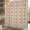 thumbnail image 5 of Tchckioa Shower Curtain,Waterproof Hooks Bath Curtain for Bathroom Decor,Christmas Striped,72x72, 5 of 6