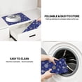 thumbnail image 5 of Uemuo Golden Snowflakes Royal Blue Pattern Dish Drying Mat,16*18 inch Absorbent Dish Drainer Kitchen Counter,Large Size Dish Drying Pad for Countertops,Sinks,Draining Racks, 5 of 6