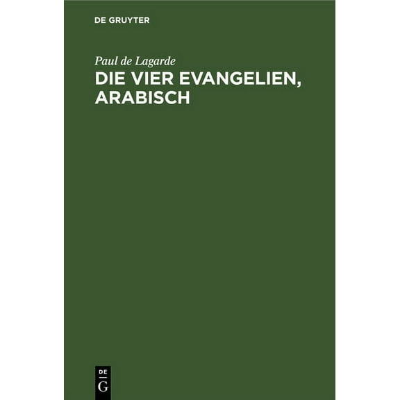 Die vier Evangelien, arabisch, (Hardcover)