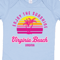 thumbnail image 4 of Inktastic Summer Enjoy the Sunshine Virginia Beach Virginia in Pink Boys or Girls Baby Bodysuit, 4 of 5