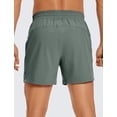 thumbnail image 2 of Shorts CRZ YOGA para Hombre 5" Secado Rápido para Entrenamiento Gris L, 2 of 6