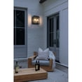 thumbnail image 2 of Elegant Lighting Valentin 9" Outdoor Wall Sconce in Black, 2 of 8