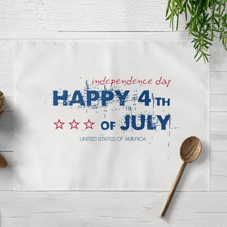 

Jiyugala Independence Day Placemats Linen Placemats For Holiday Placemats For Dining Table Seasonal Holiday Washable Table Mats 4Th Of July Decor