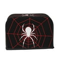 thumbnail image 2 of Honeii Spider On The Web Print 2 slice Toaster Cover, Two Slice Toaster Dust-proof Cover For Kitchen Small Appliance and Fingerprint Protection, 2 of 7