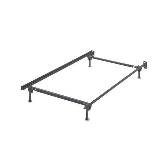 Kingfisher Lane Twin Metal Bed Frame in Black