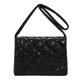 thumbnail image 1 of Sywqhk Bolso Bandolera De Cuero Suave Con Entramado De Diamantes Para Mujer (Negro) Sywqhk Para estrenar, 1 of 9