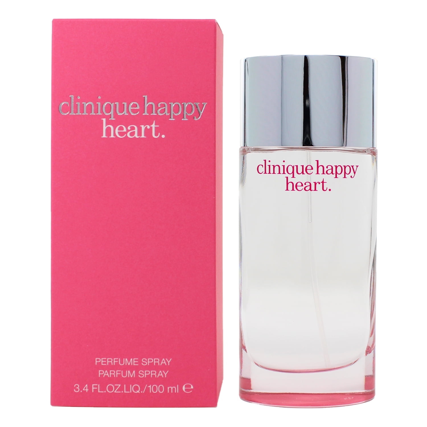 Clinique Happy Heart Parfum Spray for Women, 3.4 oz
