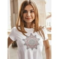 thumbnail image 2 of Round Gradient Shaped T-Shirt Women -Image by Shutterstock, Female x-Large, 2 of 4