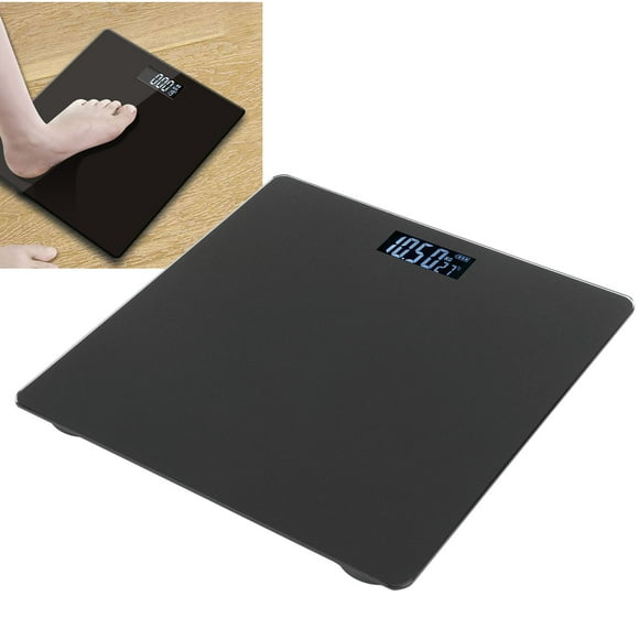 Bathroom Scale, 180kg Load Limit High Definition LCD Display Digital Scale Compact Size for Home