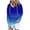 Blue|Gradient, variant on Womens Colorblock Drawstring Hoodie with Buttons Pocket Striped Loose Pullover Hooded Sweatshirt Long Sleeve Tops (2XL, Yellow|Gradient)