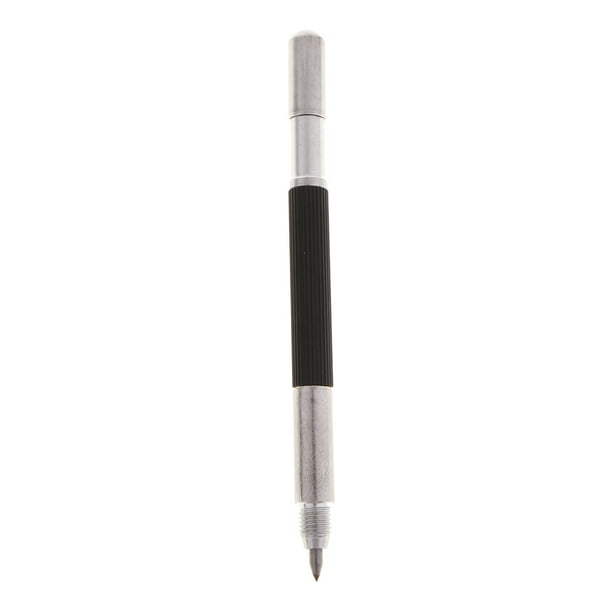 Rotulador de Punta de de Tungsteno de Doble Extremo, de Grabado de Aleación para / Cerámica / Lámina de Metal, con Tapas