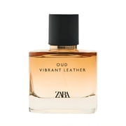 Zara Oud Vibrant Leather Perfume for Men Oriental Woody with Bergamot, Oud & Patchouli Eau de Parfum EDP 60ml (2.03 fl. oz)