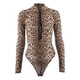 thumbnail image 2 of Traje de baño de una pieza de manga larga con estampado de leopardo, ropa interior sexy de estilo europeo y americano, 2 of 6