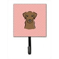 thumbnail image 1 of Carolines Treasures BB1234SH4 Checkerboard Pink Chocolate Labrador Leash Or Key Holder- 4.25 W x 7 H In., 1 of 1
