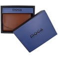 thumbnail image 2 of Women's Genuine Leather Compact Double ID Windows Credit Card Holder Wallet With Zippered Pocket by Moga (Tan), 2 of 6