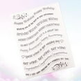 thumbnail image 5 of BESTOYARD Clear Stamping Supplies Clear Stamp for Crafters Assorted Color Card Making 1Pcs, 5 of 6