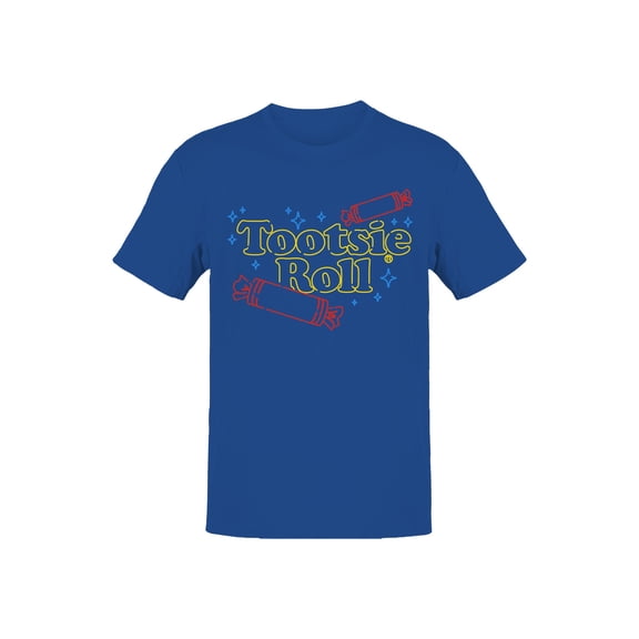 Officially Licensed Tootsie Roll Vibrant Neon Design Men's T-shirt