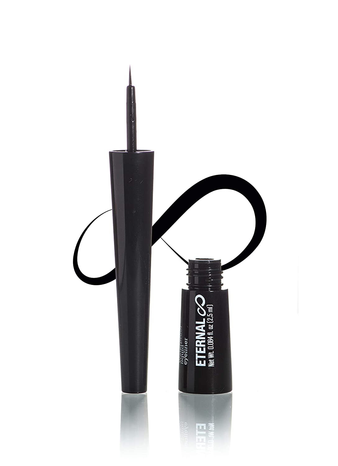 Eternal Professional Waterproof Liquid Eyeliner Matte Finish (Black, 1 Unit)