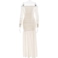 thumbnail image 1 of One Shoulder Tube Top Long Dress Sexy Backless Pleated High Waist Summer Dress For Women - Apricot, Blue, 1 of 4