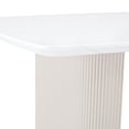 thumbnail image 7 of Williamspace 67" Dining Table for 4 to 8, Modern Kitchen Table Rectangular Cream Wood Table Restaurant Furniture for Dining Room Kitchen Leisure Table, 7 of 7