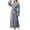 Light Blue, variant on BLVB Women's Long Fleece Robe Plush Warm Soft Robes Full Length Bathrobes for Winter Thicker House Coat with Pockets