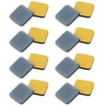 WSTEER 16pcs Furniture Leg Bottom Feet Square Pads Nonskid Floor