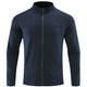thumbnail image 1 of Chaqueta de cuello alto y manga raglán para hombre - Tejido elástico deportivo, poliéster spandex, tallas M-XXXL, para actividades al aire libre/fitness, 1 of 8