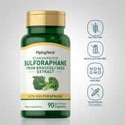 Sulforaphane (Broccoli) | 90 Capsules | Non-GMO, Gluten Free for Men and Women | by Piping Rock