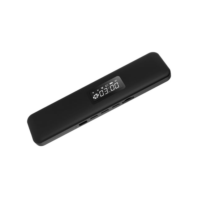 Xingzhi ABS G Speaker Bluetooth Headphones Enjoy Stereo Music Anywhere 10m Link Bone Conduction Speaker Black with display Display black