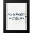 thumbnail image 2 of ArtsyQuotes 12x14 Black Modern Framed Museum Art Print Titled - Zig Ziglar Quote: Criticism, 2 of 5