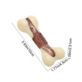 thumbnail image 3 of Interactive Dog Bone Chew, Beef Infused Durable Oral Care Breath Improving Anxiety Relieving Pet Daily Toy, 3 of 9