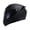 Matt Black M, variant on Colaxi Full Face Bike Helmet Helmet for Men Women Adjustable BMX Helmet Cycling Helmet Cap for Outdoor Activities Matt Black S
