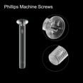 thumbnail image 4 of Uxcell M5x40mm Plastic Phillips Machine Screws, PC Flat Head Machine Bolts 25 Pack, 4 of 4