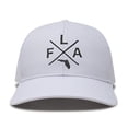 thumbnail image 2 of International Tie Florida FLA Hat for Men and Women - Snapback Trucker Baseball Cap (All White), 2 of 3