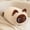 A003- C, variant on Plush Cat Toy, Cute Dark Brown, 1 Piece, Soft Cuddly Pillow for Snuggling and Home Decoration