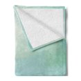 thumbnail image 2 of Flower Soft Flannel Fleece Throw Blanket, Aqua Impressionist Depiction of a Field Paint with Blooms Tranquil Concept Print, Cozy Plush for Indoor and Outdoor Use, 60" x 80", Pale Blue, by Ambesonne, 2 of 5