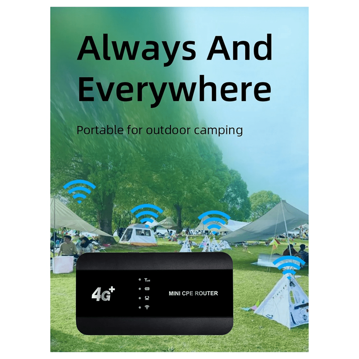 New 4G MIFIs Wifi 6 Router Portable with Lan Wireless Port Mini CPE Outdoor Hotspot Pocket Mifi