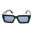 thumbnail image 3 of Square Fashion Thick Frame Hip Hop Sunglasses Black, 3 of 7