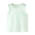 thumbnail image 4 of REDARER Ribbed Cotton Cartoon Patch Sleeveless Tank Top Kids Casual Soft Layering Basic Camisole, 4 of 4