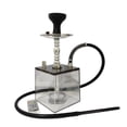 thumbnail image 1 of Juego completo de 1 manguera Hookah, de fumar fácil de limpiar con cuenco de silicona, kit de fumar shisha, portátil para cafeterías Narguile - NEGRO Zulema Cachimba completa, 1 of 6