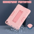 thumbnail image 5 of SaniMore Hybird Case for Walmart Onn 8 Inch Gen 3 2022(Model:100071483), Kids-friendly Hidden Kickstand Shockproof Anti-drop Tri-layer Heavy Duty Protective Shell for Walmart Onn 8" 3rd, Rosegold, 5 of 10