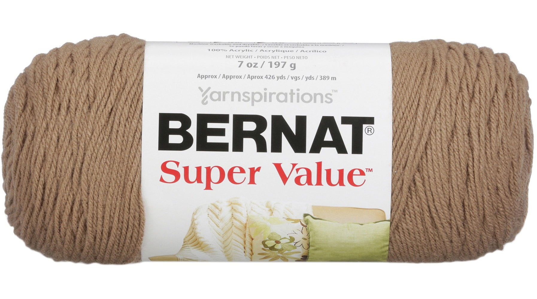 Bernat® Super Value™ Yarn, Acrylic #4 Medium, 7oz/197g