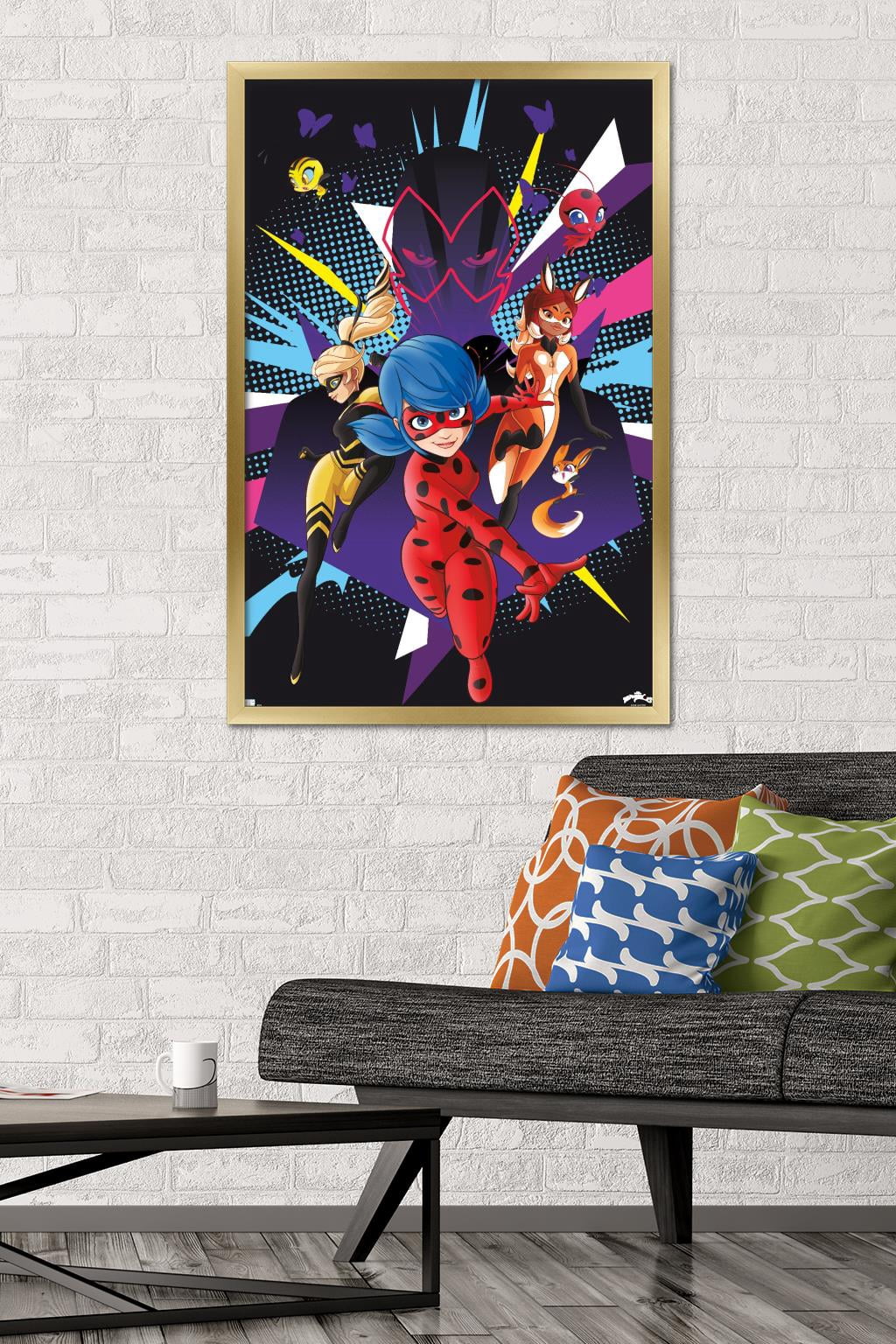 Miraculous - Group Wall Poster, 22.375" x 34", Framed